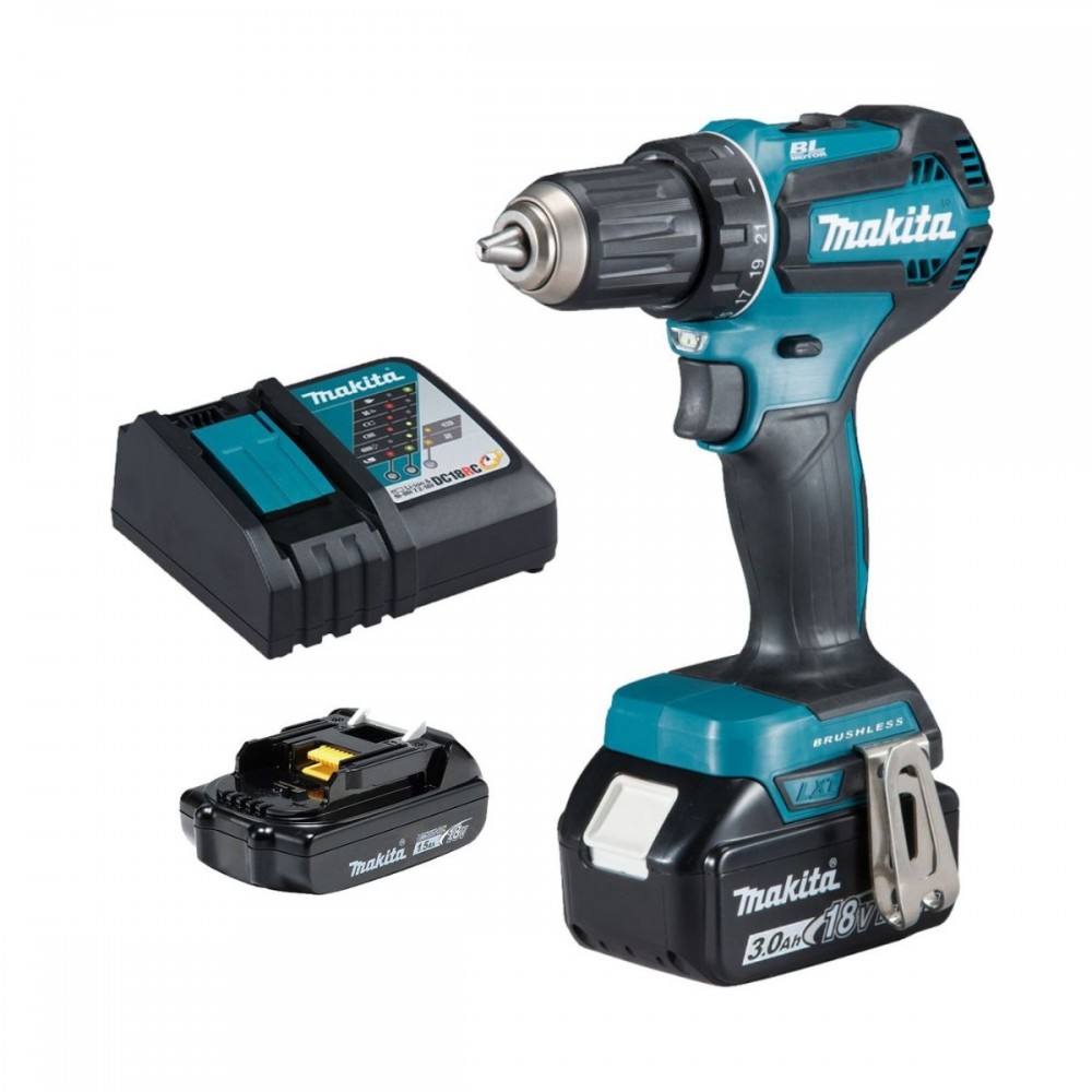 Акумулаторен винтоверт – бормашина, безчетков, 18V, 50 Nm, Makita DDF485FYX3