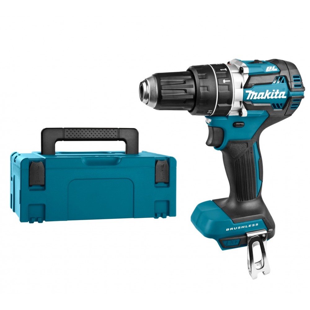 Акумулаторен винтоверт Li-Ion 18V, 54Nm, Makita DHP484ZJ
