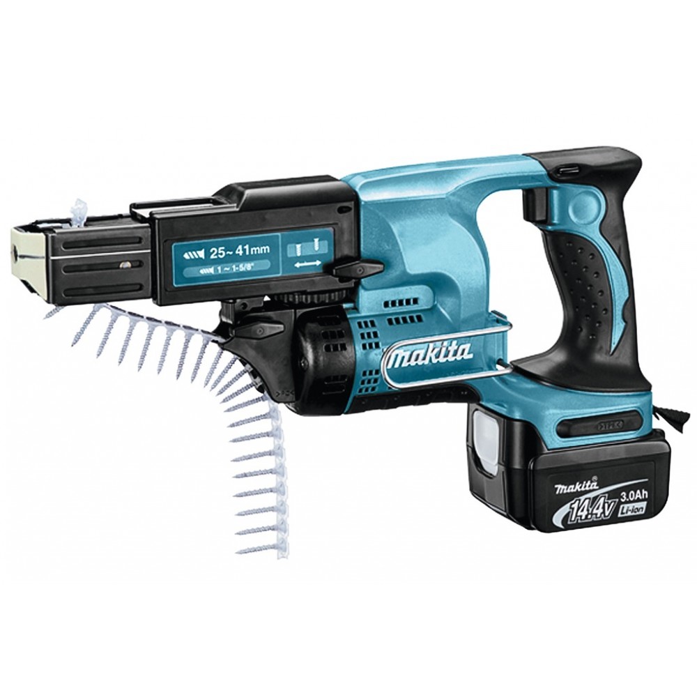 Акумулаторен винтоверт с пълнител , 14.4V , 2 бр батерии и зарядно, Makita BFR440RFE