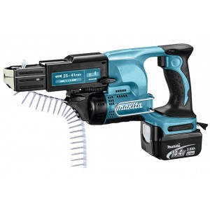 Акумулаторен винтоверт с пълнител , 14.4V , 2 бр батерии и зарядно, Makita BFR440RFE