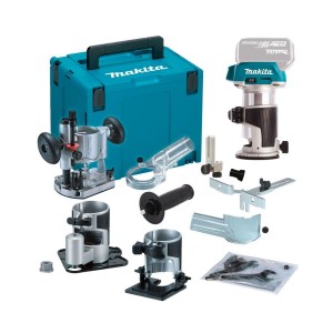 Акумулаторна челна фреза 18 V, 6/8 мм, Makita DRT50ZX3