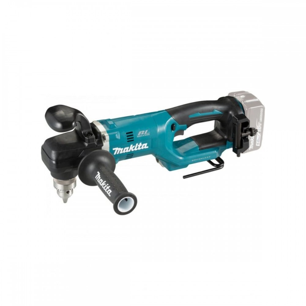 Акумулаторна ъглова бормашина 18V, 70Nm, Makita DDA450ZK