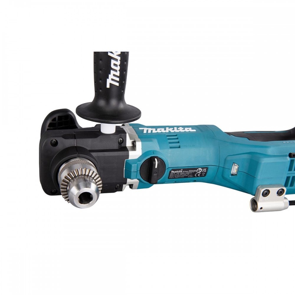 Акумулаторна ъглова бормашина 18V, 70Nm, Makita DDA450ZK