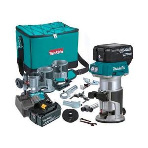 Акумулаторна оберфреза 18 V, LXT, 5Ah, Makita DRT50RTEX3