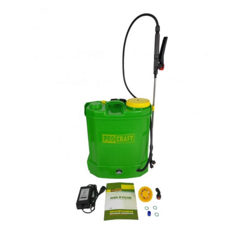 Акумулаторна пръскачка 12 л., 12V/8Ah, 3 вида дюзи - AS12L