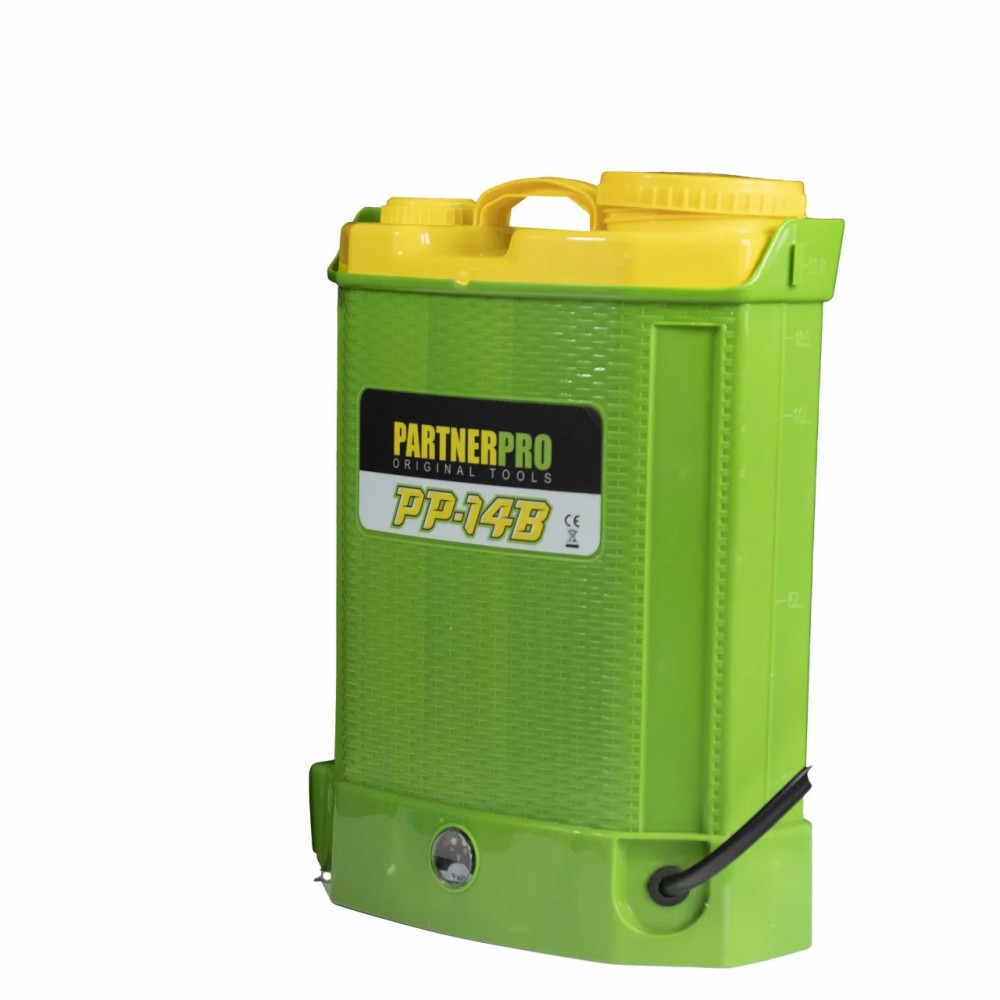Акумулаторна пръскачка 14 л., 12V/8Ah, 3 вида дюзи - PP-14B