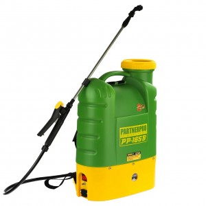 Акумулаторна градинска пръскачка 16 л., 12V/8Ah, 620 m2, 3 вида дюзи - PP-16SB