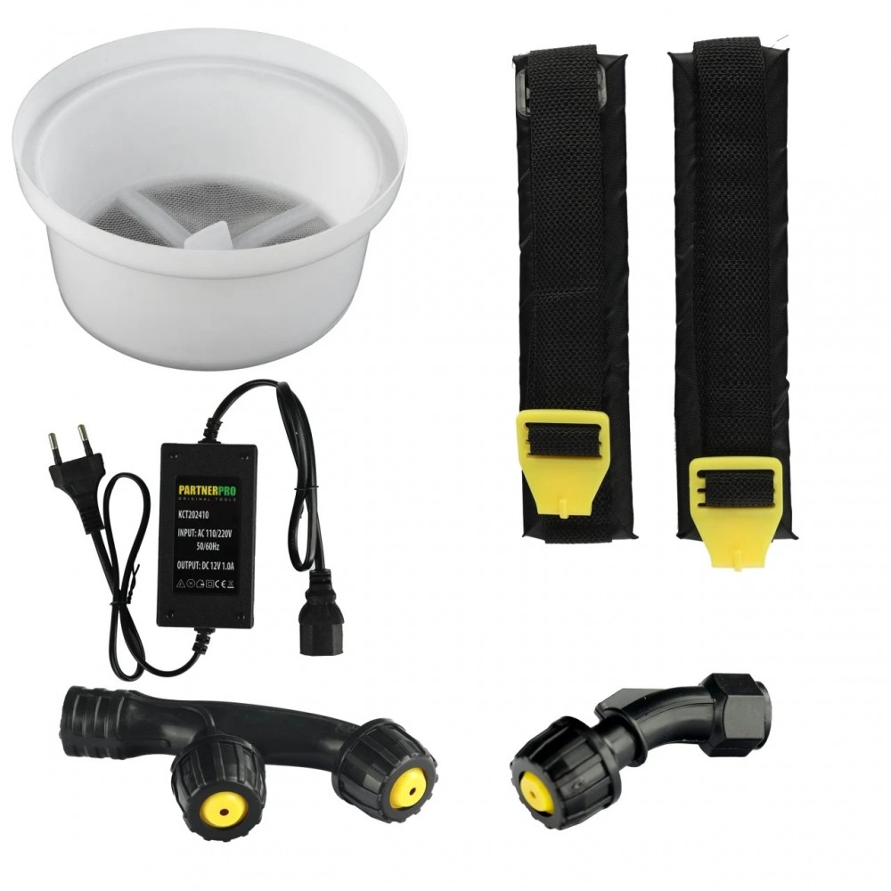 Акумулаторна пръскачка 16 л., 12V/8Ah, 620 m2, 3 вида дюзи - PP-16SB