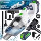 Акумулаторна ръчна прахосмукачка 2 в 1, 20V 120W - W04666
