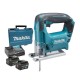 Акумулаторно зеге – прободен трион 10,8 V, 2 x 4 Ah, Makita JV101DSME