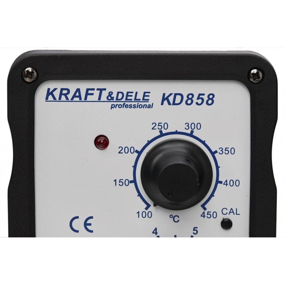Апарат за заваряване на пластмаса 2 в 1 с 4 накрайника KD858