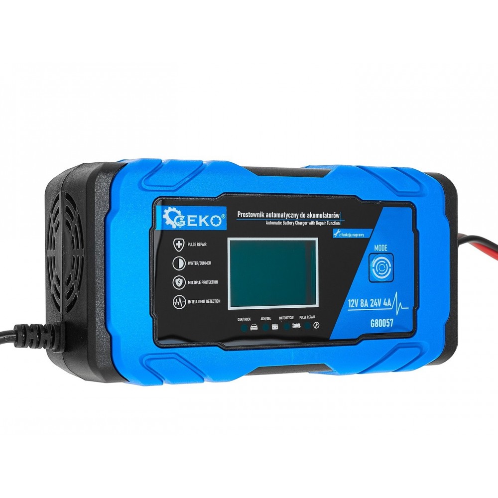 Интелигентно зарядно устройство за кола, 3 степени 12/24V, 8A - G80057