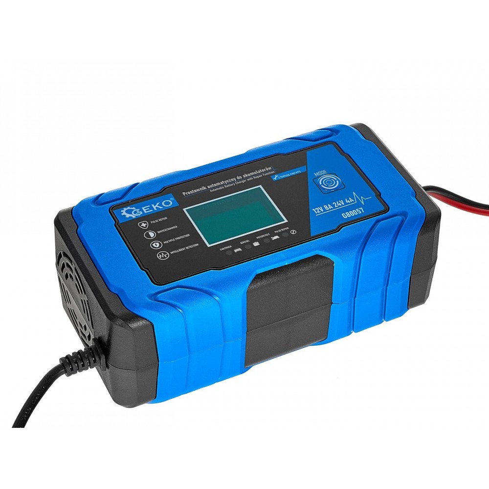Интелигентно зарядно устройство за кола, 3 степени 12/24V, 8A - G80057
