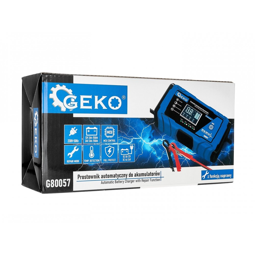Интелигентно зарядно устройство за кола, 3 степени 12/24V, 8A - G80057
