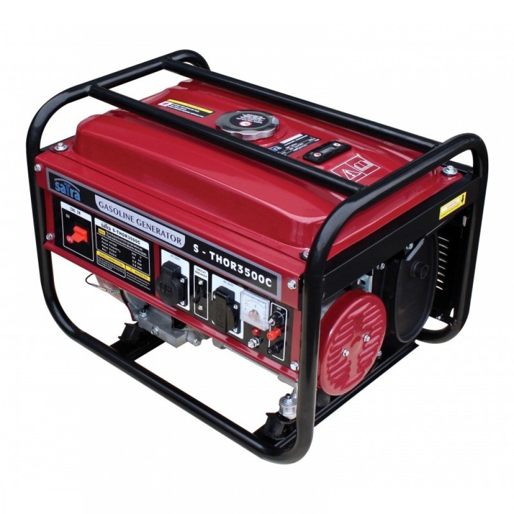 Бензинов генератор за ток с ръчен старт 3000W - S-THOR3500C