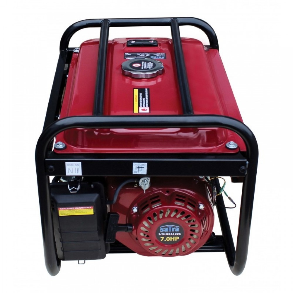 Бензинов генератор за ток с ръчен старт 3000W - S-THOR3500C