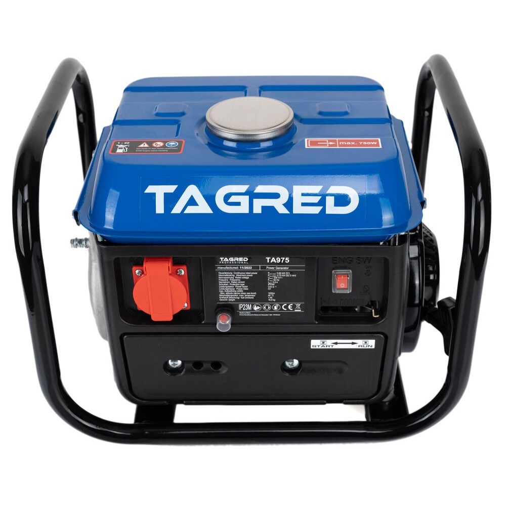 Бензинов монофазен генератор за ток, 750 W, 5 литра, 230 V - TA975