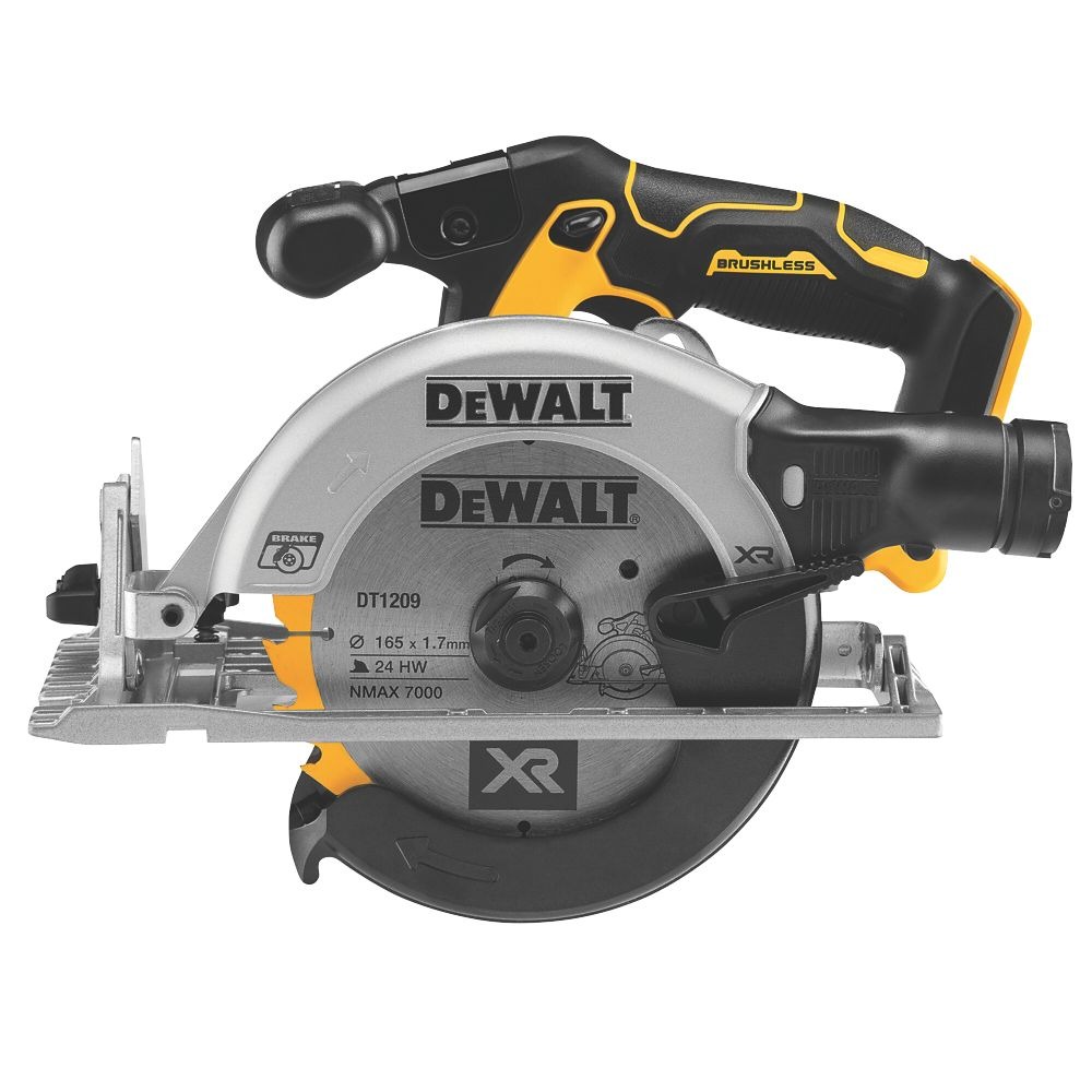 Безчетков акумулаторен циркуляр, 18 V, 165 мм, DeWalt DCS565N