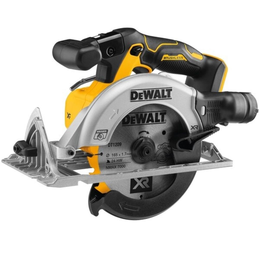 Безчетков акумулаторен циркуляр 18V, 165 мм, DeWalt DCS565N