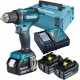 Безчетков винтоверт – бормашина 18 V, 50 Nm, Makita DDF485RTJ3