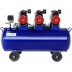 Тих / Безмаслен компресор за въздух 100 литра 6000W - KD4094