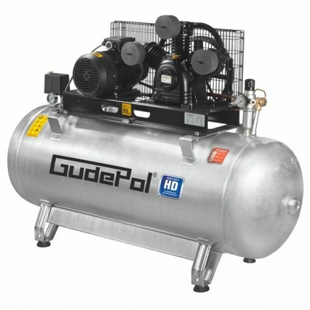 Бутален компресор 270 лира, 10 бара, 4 kW, 400 V - GDHD50270