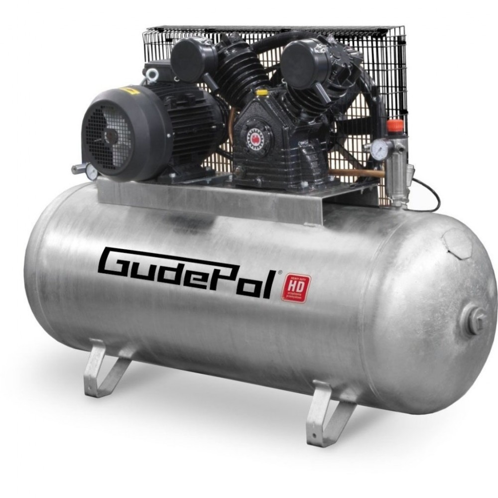 Бутален компресор, 500 литра, 10 бара, 7,5 kW - GDHD100500