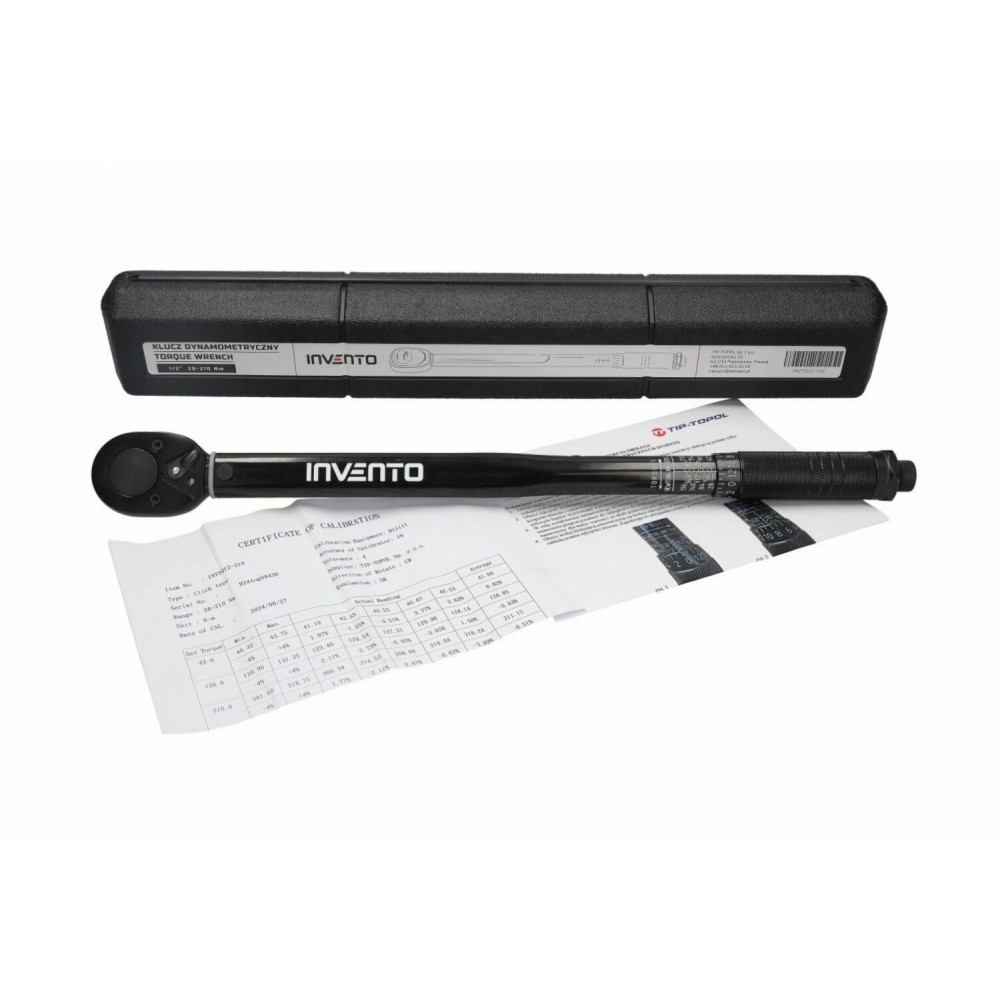 Динамометричен ключ 1/2", 28-210 Nm, 465 мм - INVTQ12-210