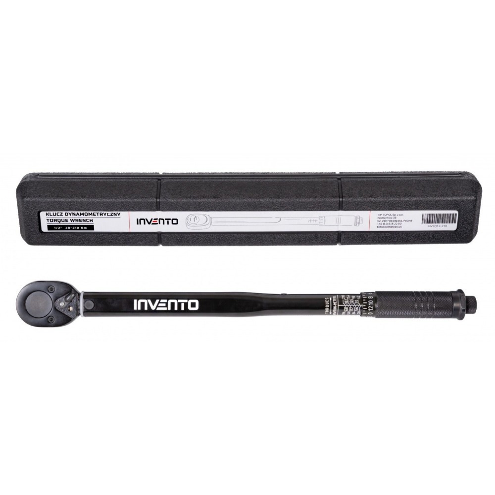 Динамометричен ключ 1/2", 28-210 Nm, 465 мм - INVTQ12-210
