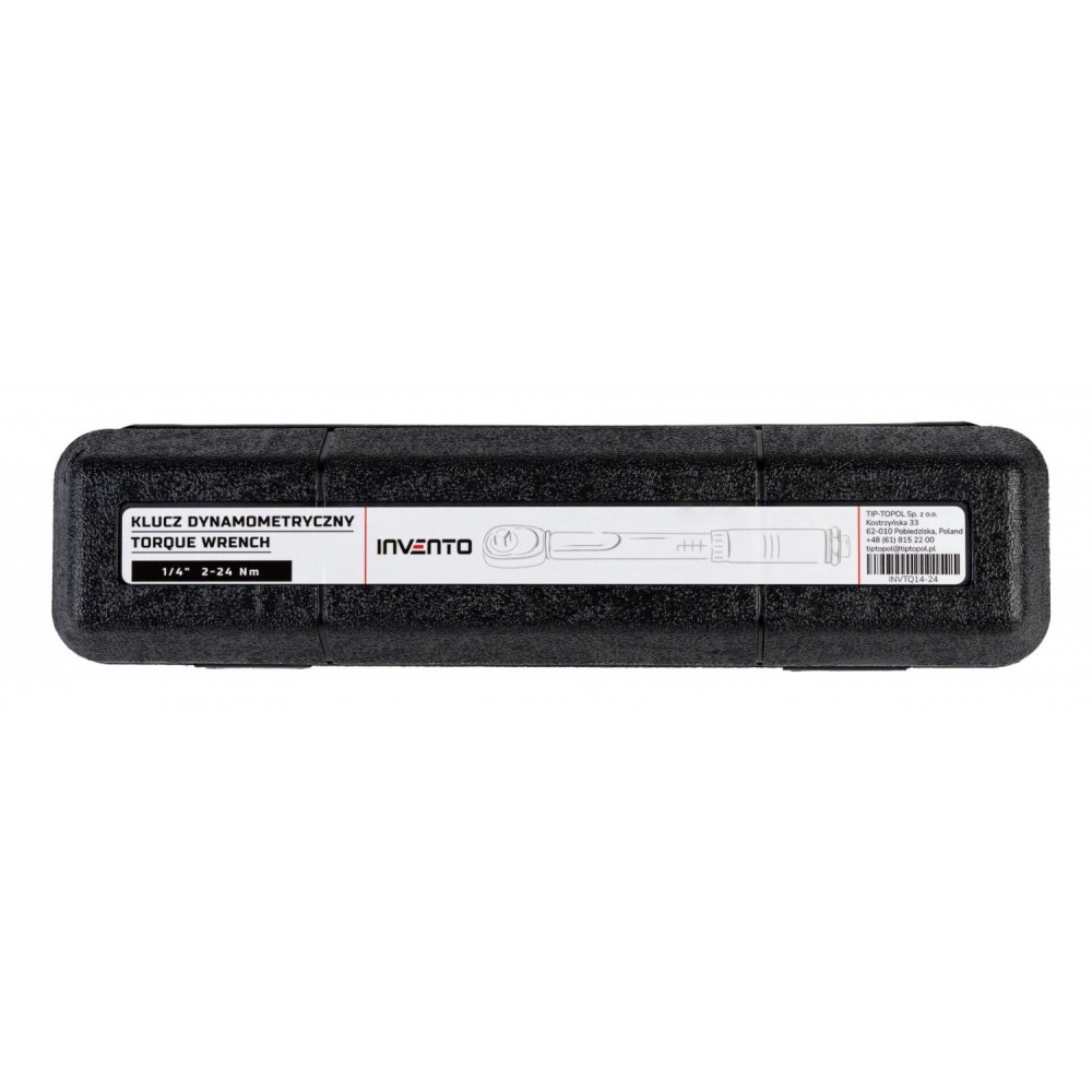 Динамометричен ключ 1/4”, 2 - 24 Nm, 280 мм - INVTQ14-24