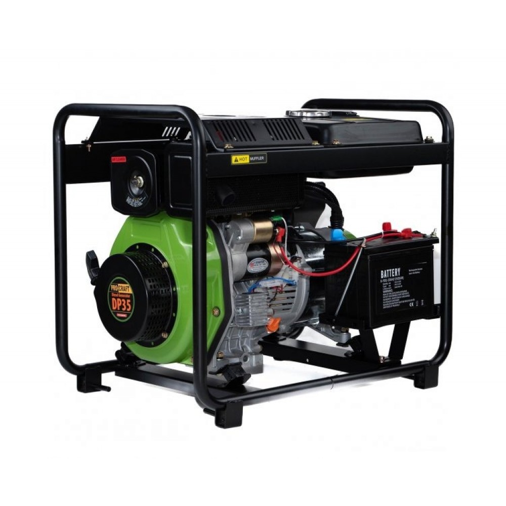 Дизелов генератор 3,3 kW, монофазен - DP35