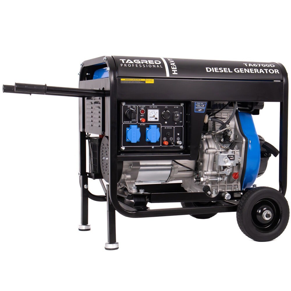 Дизелов монофазен генератор, 7300 W, 2x230 V, 6.7kW, ATS, ATR - TA6700D