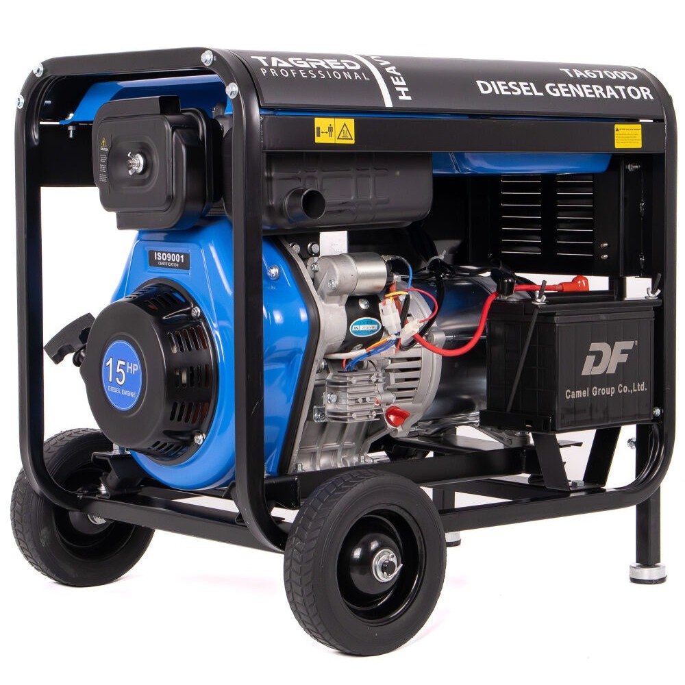 Дизелов монофазен генератор, 7300 W, 2x230 V, 6.7kW, ATS, ATR - TA6700D