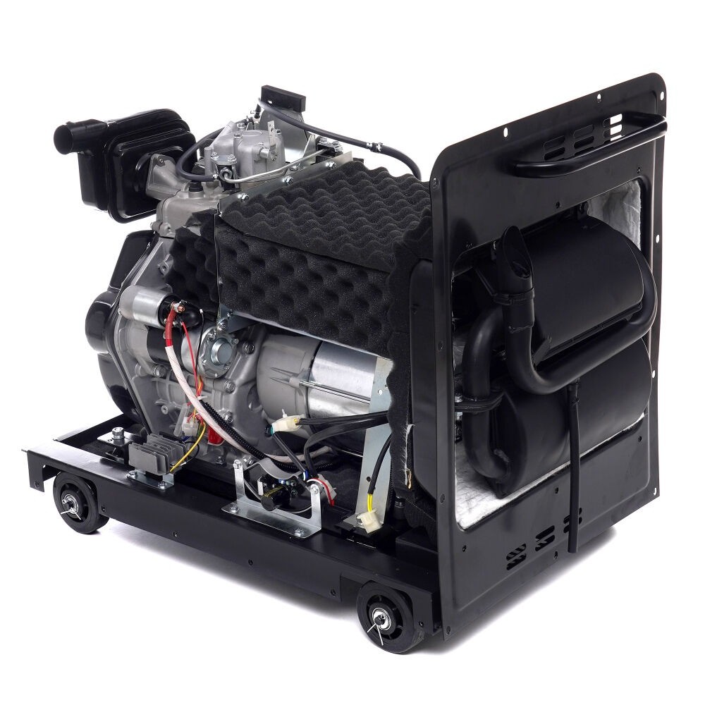 Безшумен дизелов генератор, еднофазен, 230/400V, AVR 7350 W - TA7350DS
