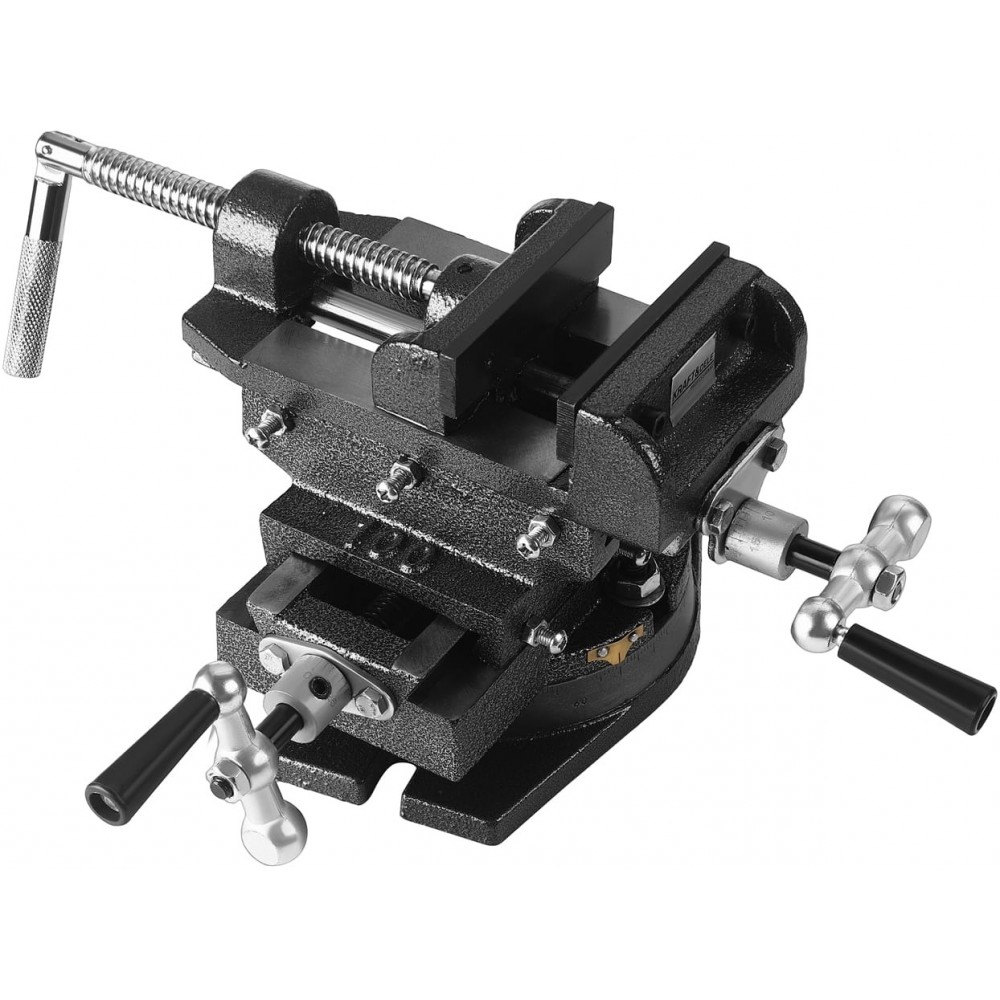 Машинно кръстато, двуосово менгеме 100 мм - KD3513