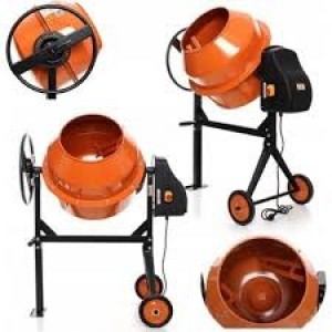 Електрическа бетонобъркачка 200 литра 1250W 230V - KD492