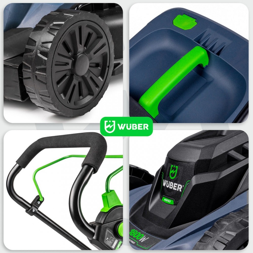 Електрическа косачка за трева 1800 W, 3500 об/мин. - W08103