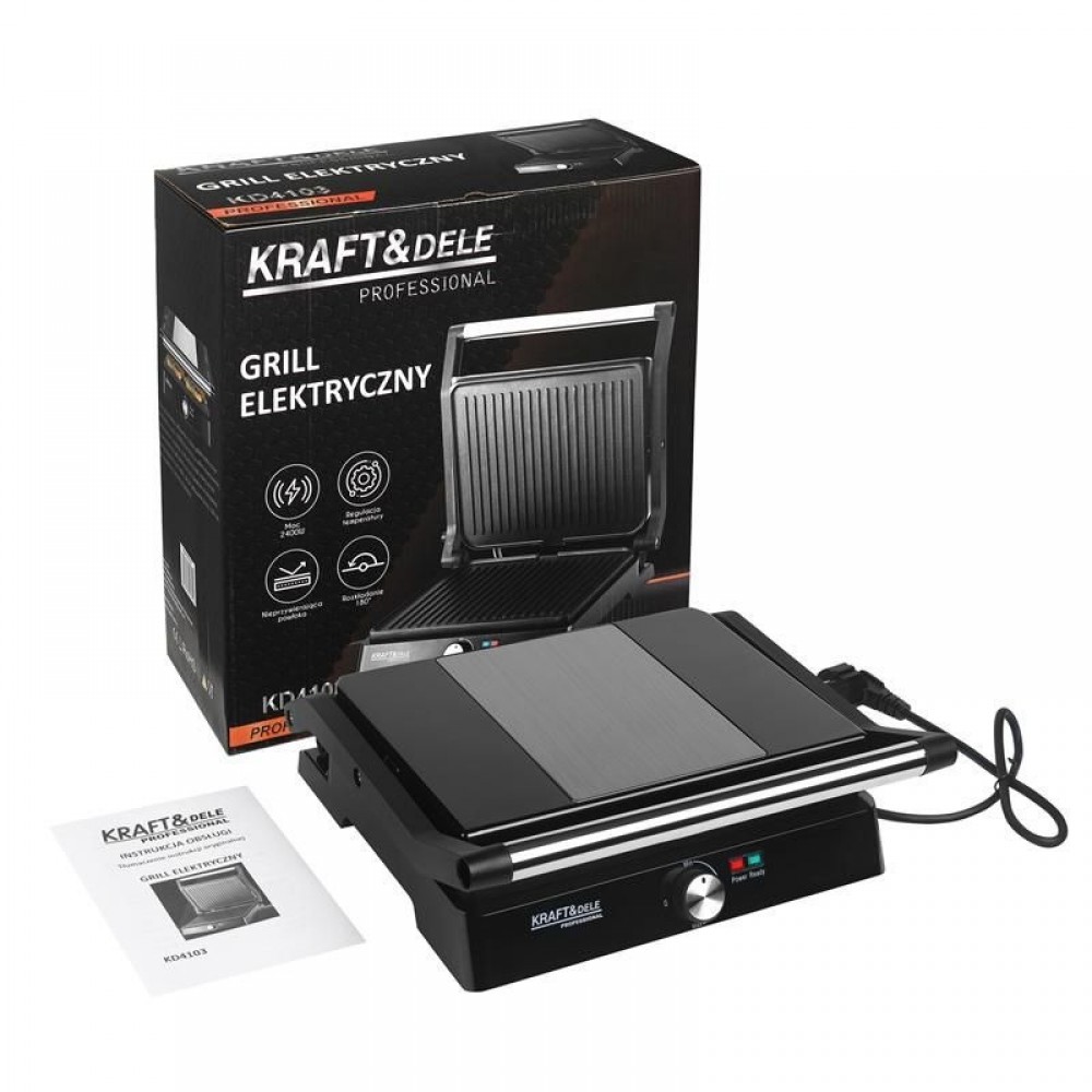 Електрическа скара / grill за печене 2400W - KD4103