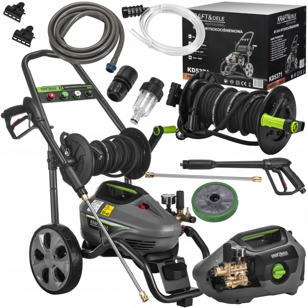 Електрическа водоструйка 3400W 280 бара - KD5371