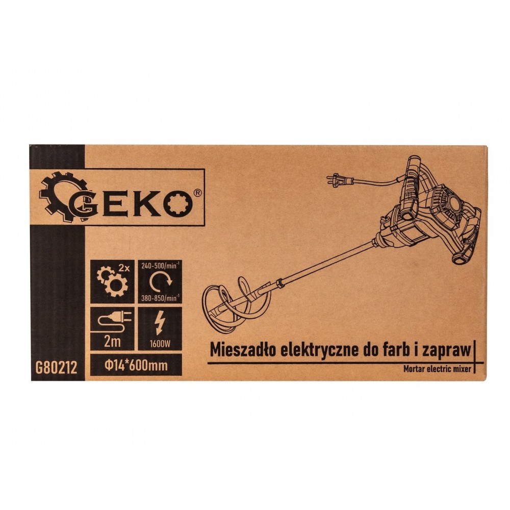 Електрическа бъркалка за строителни смеси 1600 W, M14 - G80212