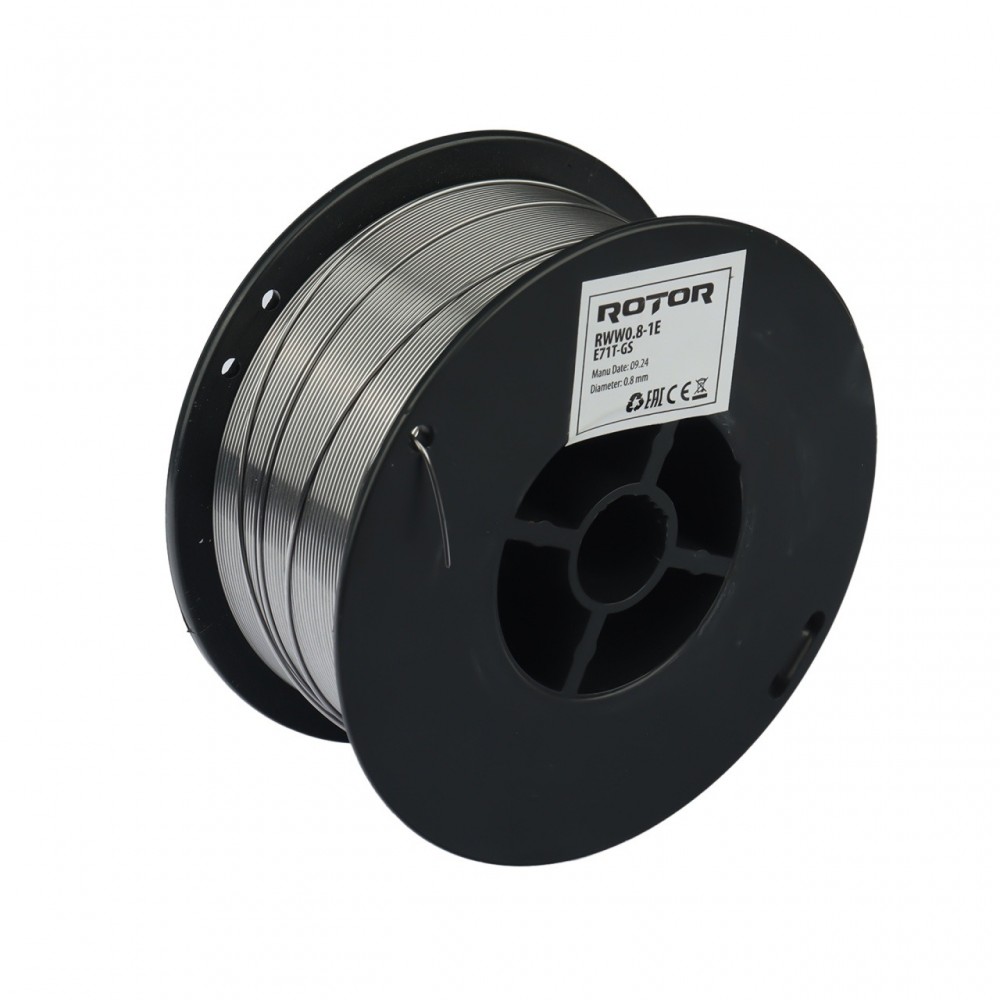 Флюсова заваръчна тел 0,8 мм 1 кг. MIG E71T-GS - RWW0.8-1E