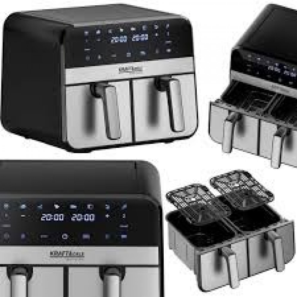 Еър фрайър / уред за готвене с горещ въздух LCD 2500W - KD4180