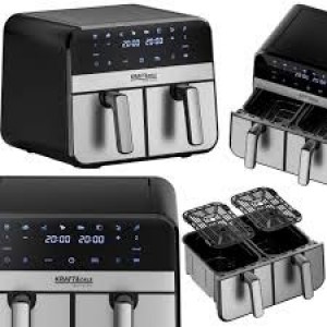 Еър фрайър / уред за готвене с горещ въздух LCD 2500W - KD4180