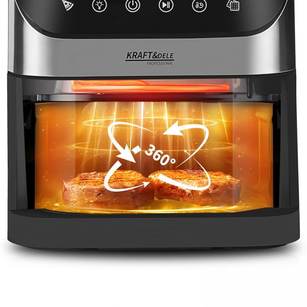 Фритюрник с LED дисплей, 2000 W, 6 литра - KD4108