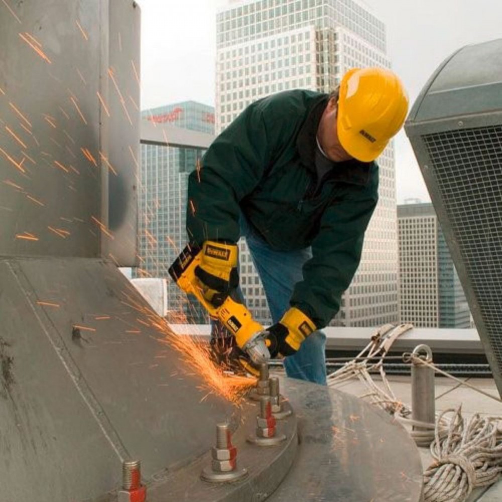 Ъглошлайф акумулаторен 18V, ф 125 мм, 4 Аh, DeWalt DCG412M2