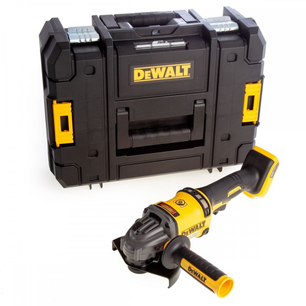 Ъглошлайф акумулаторен, безчетков 54 V, 125 мм, 9000 об./мин., DeWalt DCG418NT