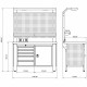Индустриална модулна работна маса / кухня WBG01