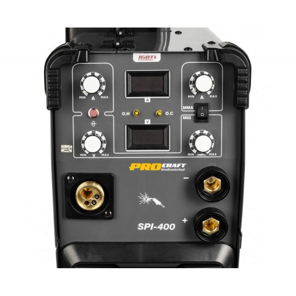 Инверторен електрожен с телоподаващо устройство 2 в 1, 380 V - SPI-400