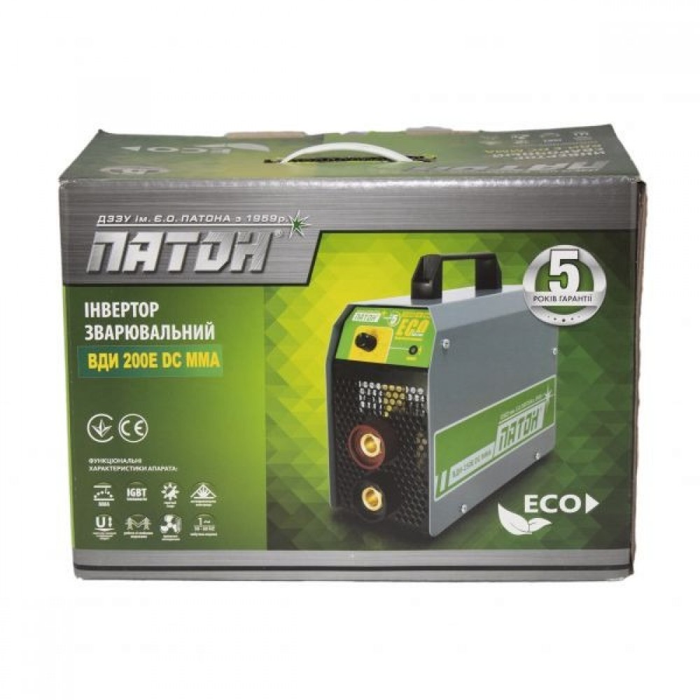 Инверторен зваръчен апарат, 200A, 1.6-5MM, 220V, професионален - VDI 200E