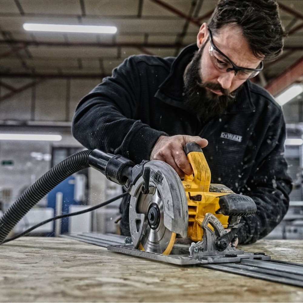 Кабелен ръчен циркуляр, ф 190 мм, DeWalt DWE576K